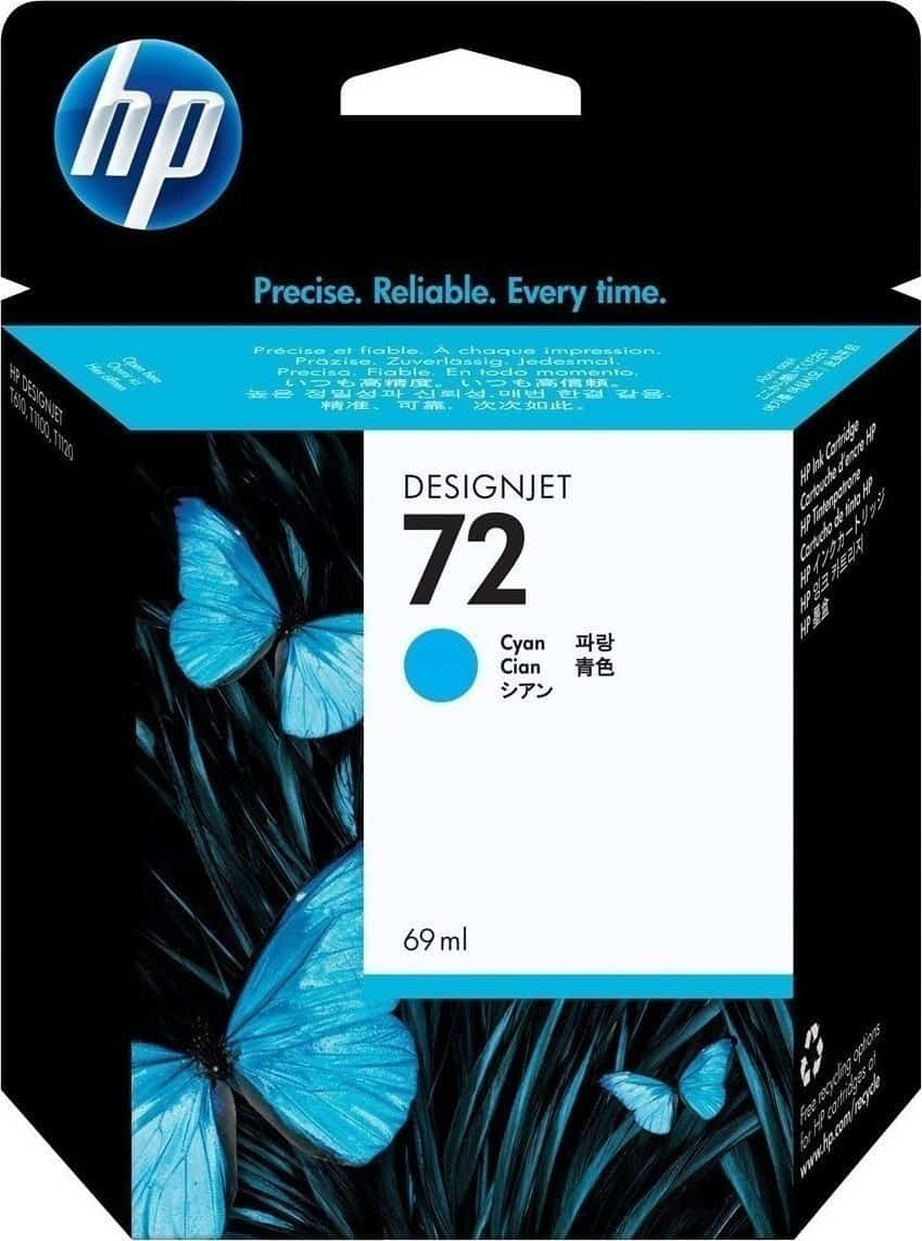 HP 72 Μελάνι Εκτυπωτή InkJet Κυανό (C9398A)
