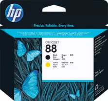 HP 88 Πακέτο 2 Μελανιών Εκτυπωτή InkJet Κίτρινο / Μαύρο (C9381A)