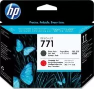 HP 771 Πακέτο 2 Μελανιών Εκτυπωτή InkJet Matte Μαύρο / Κόκκινο (CE017A) 1 HP 771 Πακέτο 2 Μελανιών Εκτυπωτή InkJet Matte Μαύρο / Κόκκινο (CE017A)