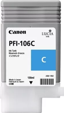 Canon PFI-106 Μελάνι Εκτυπωτή InkJet Κυανό (6622B001)