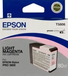 Epson T5806 Μελάνι Εκτυπωτή InkJet Ανοιχτό Ματζέντα (C13T580600)