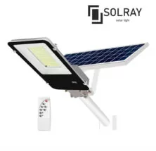 Ηλιακό Φωτιστικό Δρόμου 300W με Ψυχρό Λευκό Φως IP65