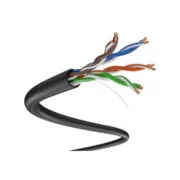 U/UTP Cat.6 Καλώδιο Δικτύου Ethernet χωρίς ακροδέκτες 305m Μαύρο 1