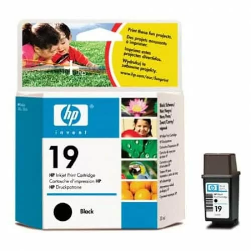 HP 19 INK CARTRIDGE BLACK C6628AE INK CARTRIDGE 3 HP 19 INK CARTRIDGE BLACK C6628AE INK CARTRIDGE