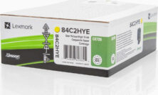 Lexmark 84C2HYE Toner Laser Εκτυπωτή Κίτρινο Return Program 16000 Σελίδων