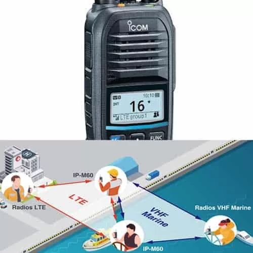 ICOM IP-M60 Marine VHF/LTE Υβριδικός Πομποδέκτης (5W) 4 ICOM IP-M60 Marine VHF/LTE Υβριδικός Πομποδέκτης (5W) - Image 2