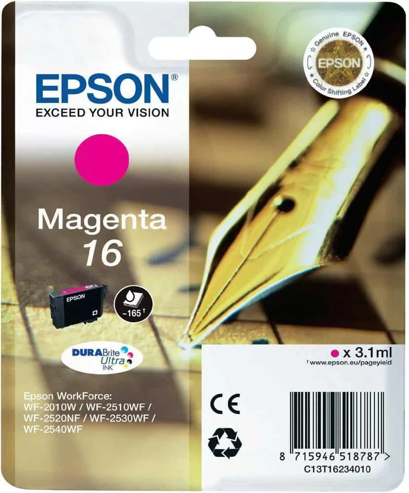 Epson 16 Μελάνι Εκτυπωτή InkJet Ματζέντα C13T16234012 4 Epson 16 Μελάνι Εκτυπωτή InkJet Ματζέντα C13T16234012 - Image 2