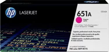 HP 651A Toner Laser Εκτυπωτή Ματζέντα 16000 Σελίδων (CE343A) 1