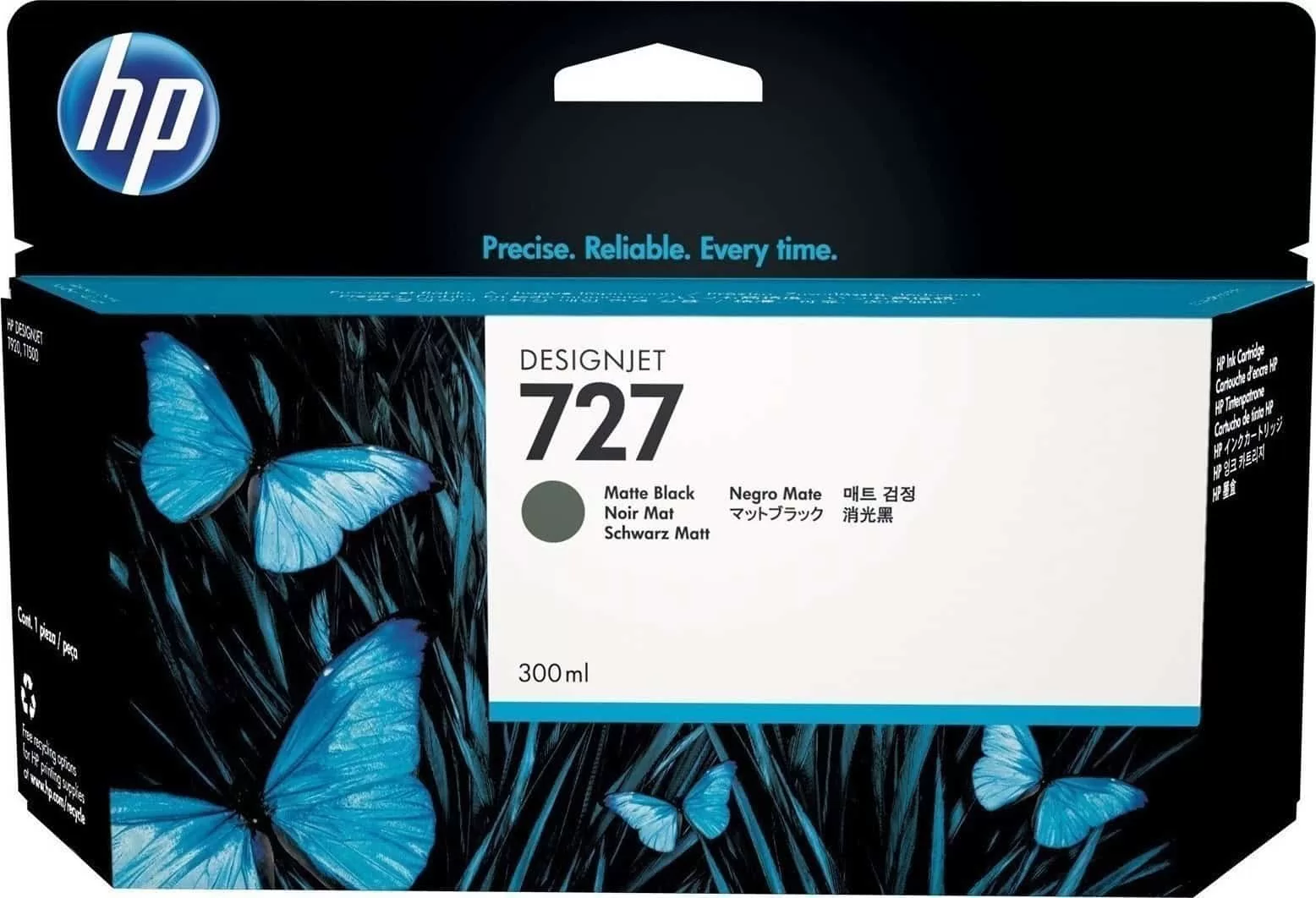HP 727 Μελάνι Εκτυπωτή InkJet Matte Μαύρο (C1Q12A) 3 HP 727 Μελάνι Εκτυπωτή InkJet Matte Μαύρο (C1Q12A)