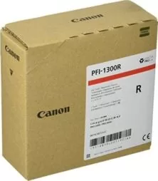 Canon PFI-1300 Μελάνι Εκτυπωτή InkJet Κόκκινο (0819C001)