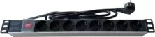 GN-1907A ΠΟΛΥΠΡΙΖΟ 1U ΓΙΑ RACK 7 ΘΕΣΕΩΝ ΜΕ ΔΙΑΚΟΠΤΗ