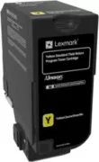 Lexmark 74C2SY0 Toner Laser Εκτυπωτή Κίτρινο Return Program 7000 Σελίδων
