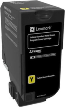 Lexmark 74C2SY0 Toner Laser Εκτυπωτή Κίτρινο Return Program 7000 Σελίδων