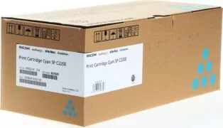 Ricoh SP C220E Toner Laser Εκτυπωτή Κυανό 2000 Σελίδων (407645) 1