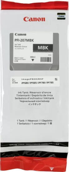 Canon PFI-207 Μελάνι Εκτυπωτή InkJet Matte Μαύρο (8788B001)