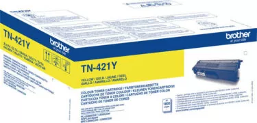 Brother TN-421Y Toner Laser Εκτυπωτή Κίτρινο 1800 Σελίδων 1