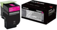 Lexmark 700H3 Toner Ματζέντα 3000 Σελίδων (70C0H30)