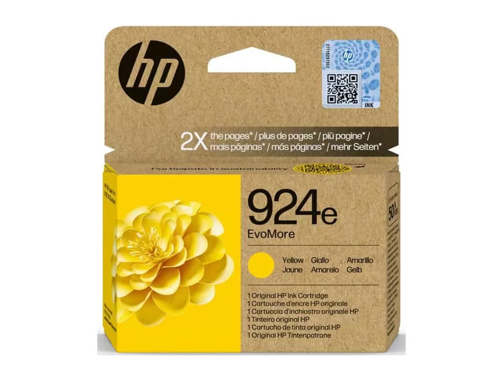 HP 924e EvoMore Μελάνι Εκτυπωτή InkJet Κίτρινο (4K0U9NE) 3 HP 924e EvoMore Μελάνι Εκτυπωτή InkJet Κίτρινο (4K0U9NE)