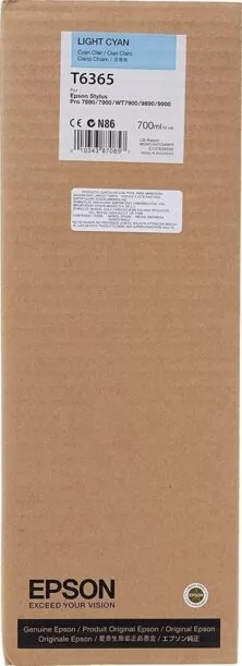 Epson T6365 Μελάνι Εκτυπωτή InkJet Ανοιχτό Κυανό (C13T636500)