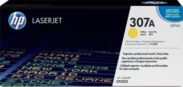 HP 307A Toner Laser Εκτυπωτή Κίτρινο 7300 Σελίδων (CE742A) 1