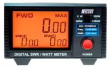 Nissei DG-103MAX Ψηφιακό SWR/Power Meter 1.6-60MHz