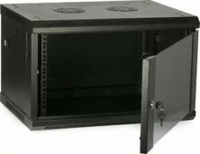 Safewell 18U Π60/Β50/Υ90.5 Επιτοίχια Καμπίνα Rack 18U Ασυναρμολόγητη 60x50x90.5cm Μαύρο SMC6518