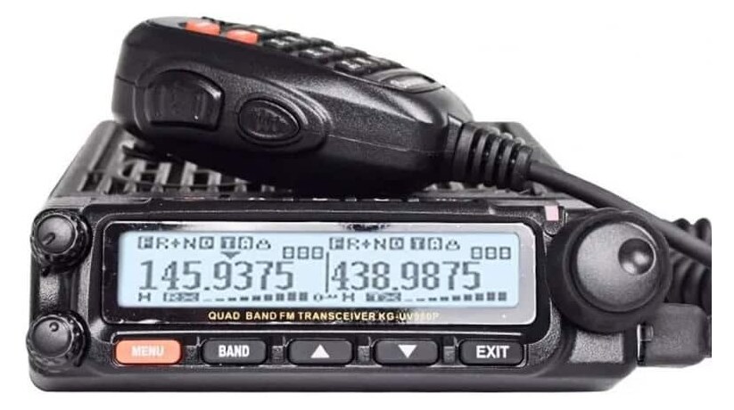 Wouxun KG-UV980P Quad Band Πομποδέκτης Mobile (50W)