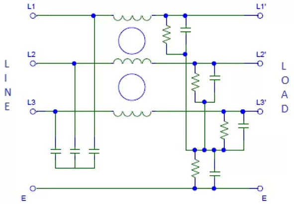 ΦΙΛΤΡΟ EMI 3Φ 42A 11KW MF423-3-2D-BS/42 EMIS 5 ΦΙΛΤΡΟ EMI 3Φ 42A 11KW MF423-3-2D-BS/42 EMIS - Image 3