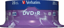 Verbatim Εγγράψιμα DVD+R 16x 4.7GB Cake Box 25τμχ