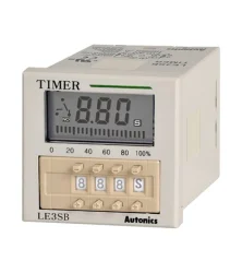 ΧΡΟΝΙΚΟ RELAY ΠΙΝΑΚΟΣ 8P ΨΗΦΙΑΚΟ LCD DELAY ON 1C/O 48X48 24-240VAC/DC LE3SB AUTONICS