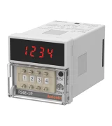 ΧΡΟΝΙΚΟ RELAY ΠΙΝΑΚΟΣ 8P ΨΗΦΙΑΚΟ LCD SIGNAL PNP/NPN 1C/O 48X48 100-240VAC FS4E-1P4 AUTONICS