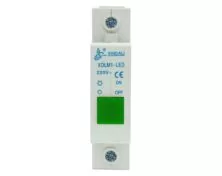 ΛΥΧΝΙΑ ΕΝΔΕΙΚΤΙΚΗ LED ΡΑΓΑΣ 230VAC ΠΡΑΣΙΝΗ XDLM1 XND (12 TEMAX)