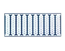 ΕΤΙΚΕΤΑ ΣΗΜΑΝΣΗΣ ΚΛΕΜΑΣ ΡΑΓΑΣ TΜ-10W DIN    10 TEMAXIA