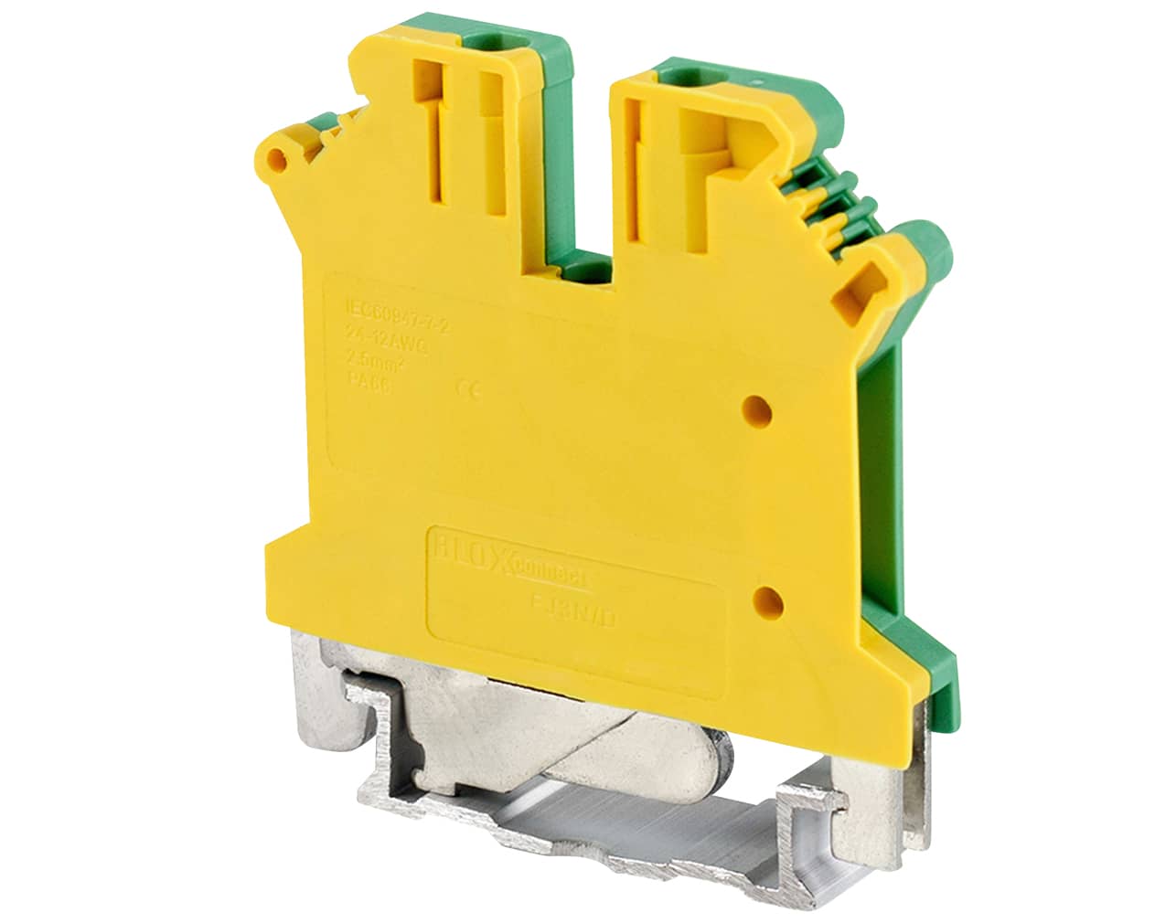 ΚΛΕΜΑ ΡΑΓΑΣ 2.5mm² ΓΕΙΩΣΗΣ ΠΡΑΣΙΝΟ/ΚΙΤΡΙΝΟ FJ3N/D BLOX CONNECT 10 TEMAX