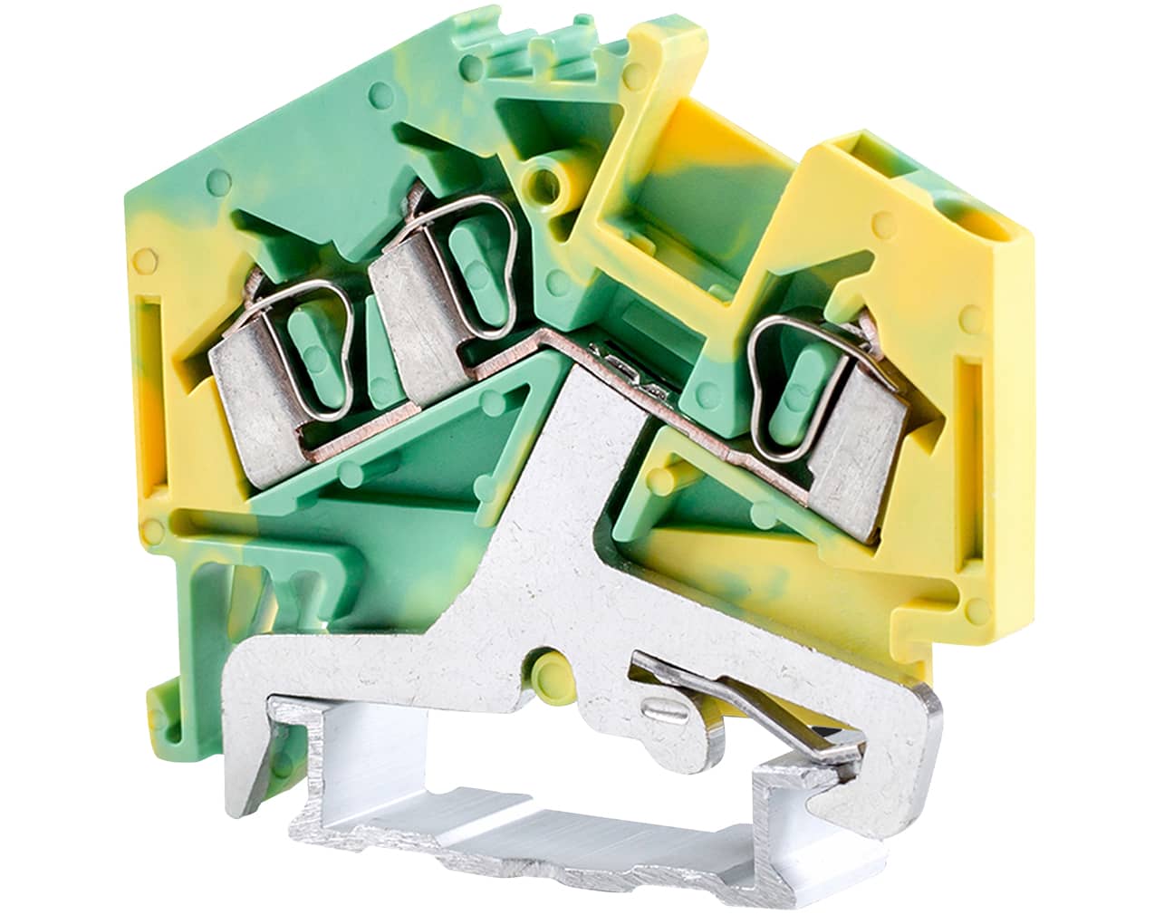 ΚΛΕΜΑ ΡΑΓΑΣ 2.5mm² SCREWLESS ΓΕΙΩΣΗΣ ΠΡΑΣΙΝΟ/ΚΙΤΡΙΝΟ FJ1-2.5/D3S BLOX CONNECT 5 TEMAXIA