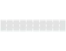ΕΤΙΚΕΤΑ ΣΗΜΑΝΣΗΣ ΚΛΕΜΑΣ ΡΑΓΑΣ ΚΕΝΗ 2.5mm² SCREWLESS ZB-S BLOX CONNECT 100 TEMAX