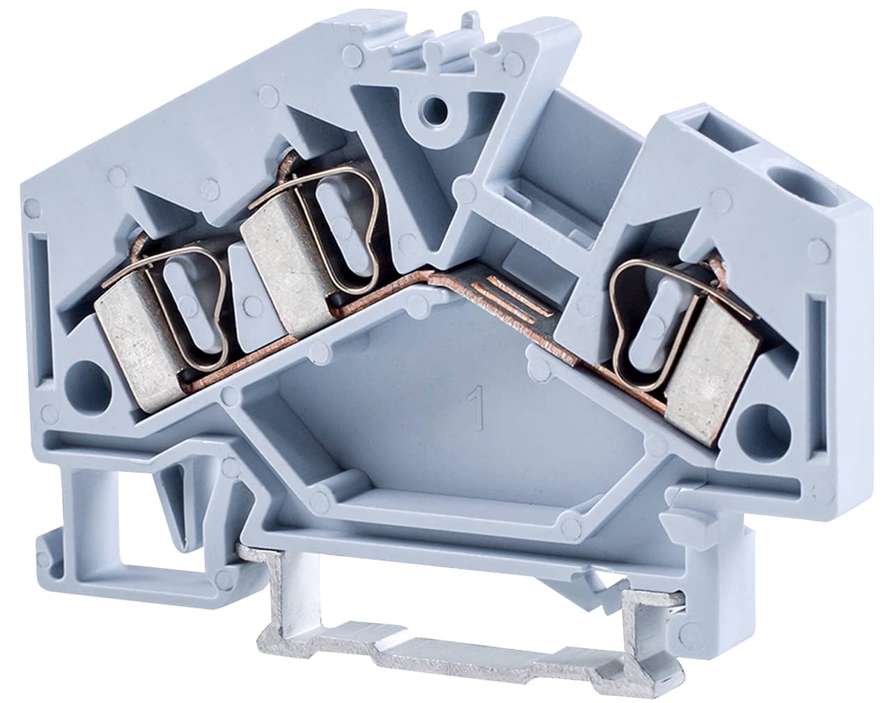 ΚΛΕΜΑ ΡΑΓΑΣ 4mm² SCREWLESS ΓΚΡΙ FJ1-4/3S BLOX CONNECT 20 TEMAX