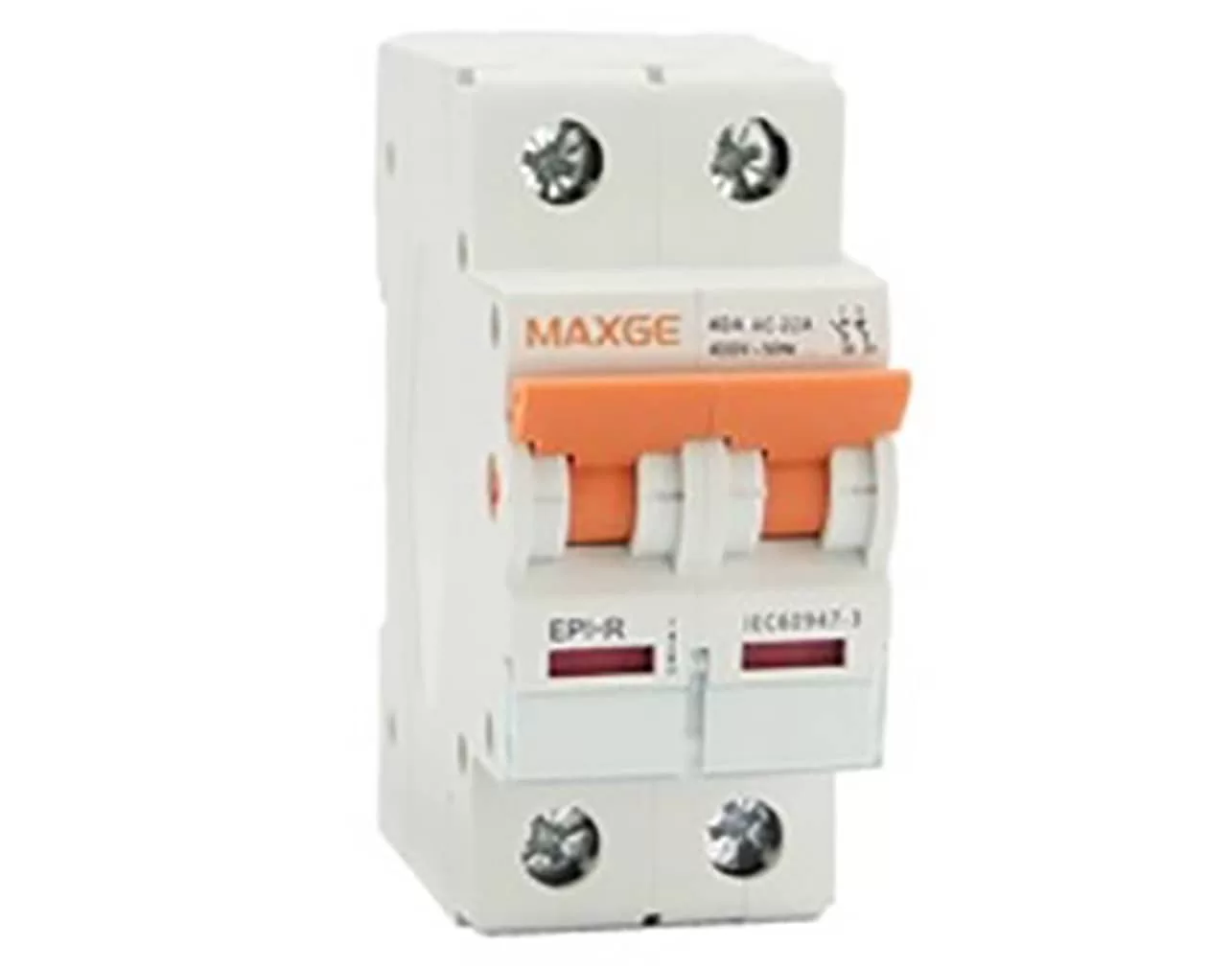 ΔΙΑΚΟΠΤΗΣ ΡΑΓΑΣ 2P 40A 230/400VAC EPI-R MAXGE 3 ΔΙΑΚΟΠΤΗΣ ΡΑΓΑΣ 2P 40A 230/400VAC EPI-R MAXGE