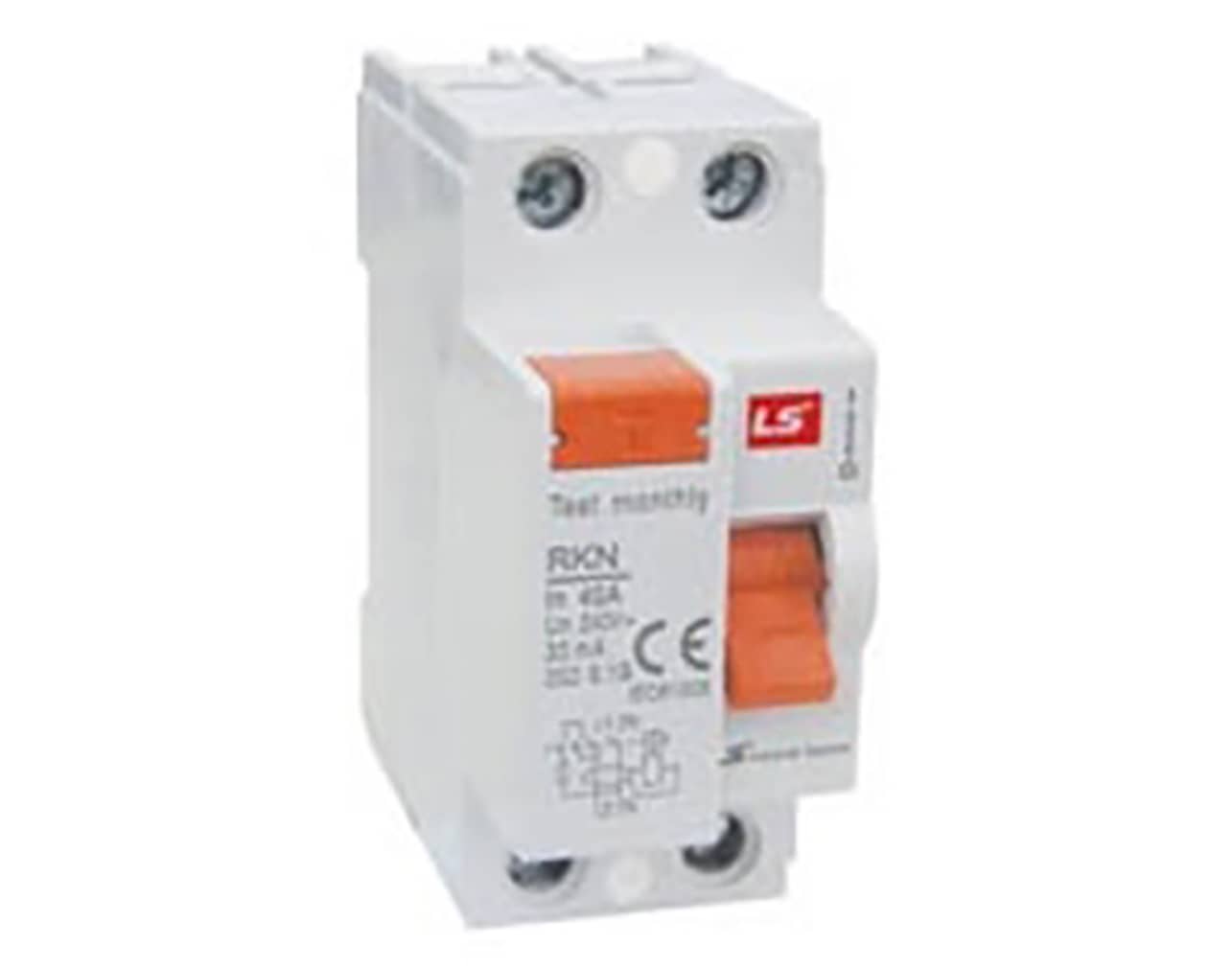 RELAY ΔΙΑΦΥΓΗΣ 2P 32A 30mA TYPE AC RKN LG ( 2 TEMAXIA )