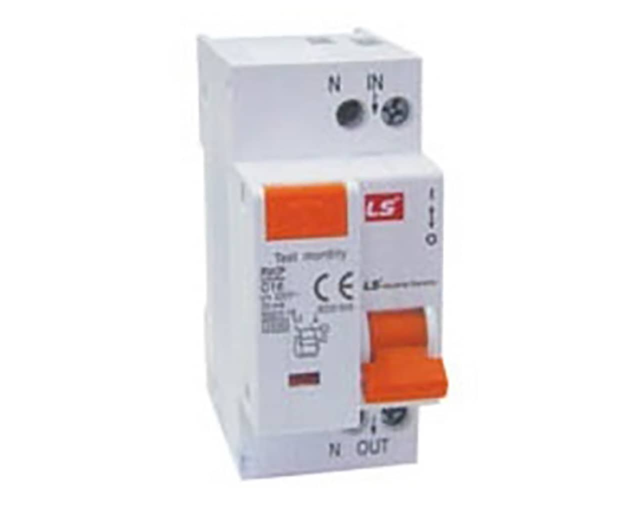 RELAY ΔΙΑΦΥΓΗΣ ΜΕ ΑΣΦΑΛΕΙΑ 1P+N C 6A 30mA 4.5kA TYPE AC RKP LG 2 TEMAXIA