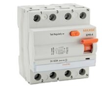RELAY ΔΙΑΦΥΓΗΣ 4P 63A 30mA TYPE AC EPR-4 MAXGE