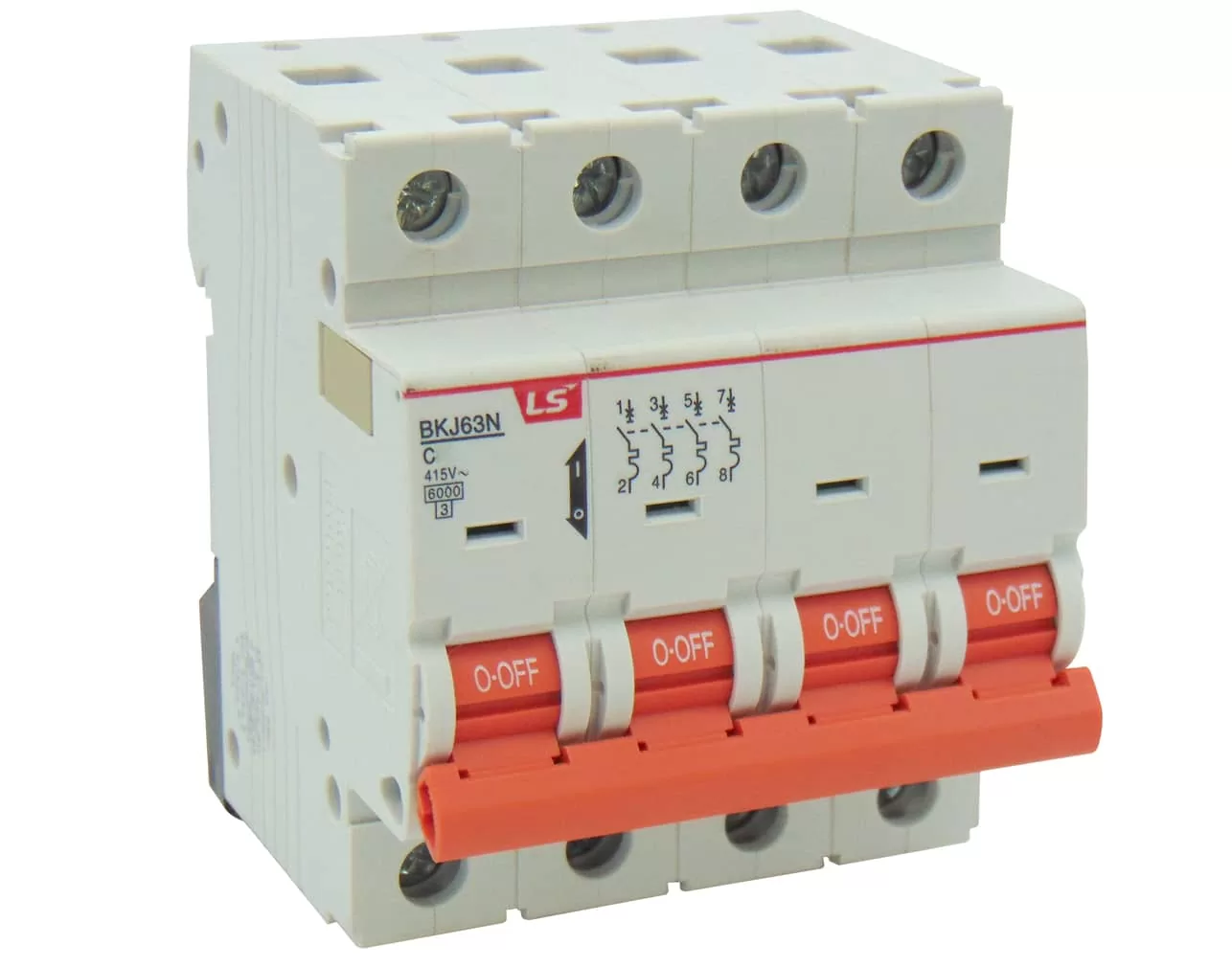 ΑΣΦΑΛΕΙΑ ΡΑΓΑΣ 4P C 16A 6kA 415VAC BKJ63N LG 3 ΑΣΦΑΛΕΙΑ ΡΑΓΑΣ 4P C 16A 6kA 415VAC BKJ63N LG