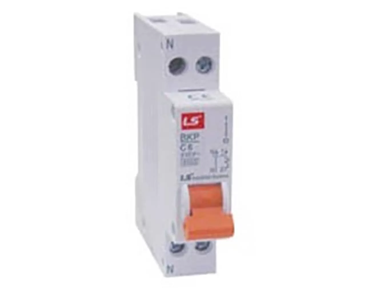 ΑΣΦΑΛΕΙΑ ΡΑΓΑΣ 1P+N C 6A 4.5kA 230VAC BKP LG 3 ΑΣΦΑΛΕΙΑ ΡΑΓΑΣ 1P+N C 6A 4.5kA 230VAC BKP LG