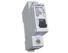 ΑΣΦΑΛΕΙΑ ΡΑΓΑΣ 1P C 4A 4.5kA 230/400VAC DZ47-63 HOW