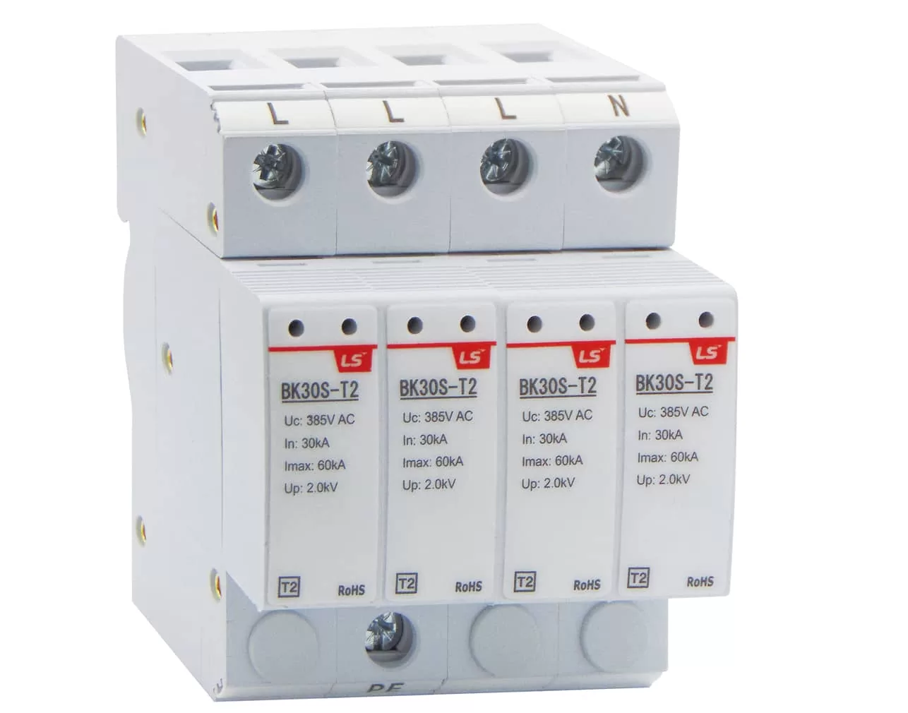 ΑΝΤΙΚΕΡΑΥΝΙΚΑ ΡΑΓΑΣ T2 4P 60kA 385VAC BK30S LG 3 ΑΝΤΙΚΕΡΑΥΝΙΚΑ ΡΑΓΑΣ T2 4P 60kA 385VAC BK30S LG