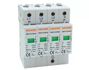ΑΝΤΙΚΕΡΑΥΝΙΚΑ ΡΑΓΑΣ T2 4P 40kA 230VAC SGS1 MAXGE