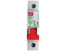 ΑΣΦΑΛΕΙΑ ΡΑΓΑΣ 1P D 4A 6kA 230/400VAC BKN LG