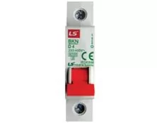ΑΣΦΑΛΕΙΑ ΡΑΓΑΣ 1P D 4A 6kA 230/400VAC BKN LG