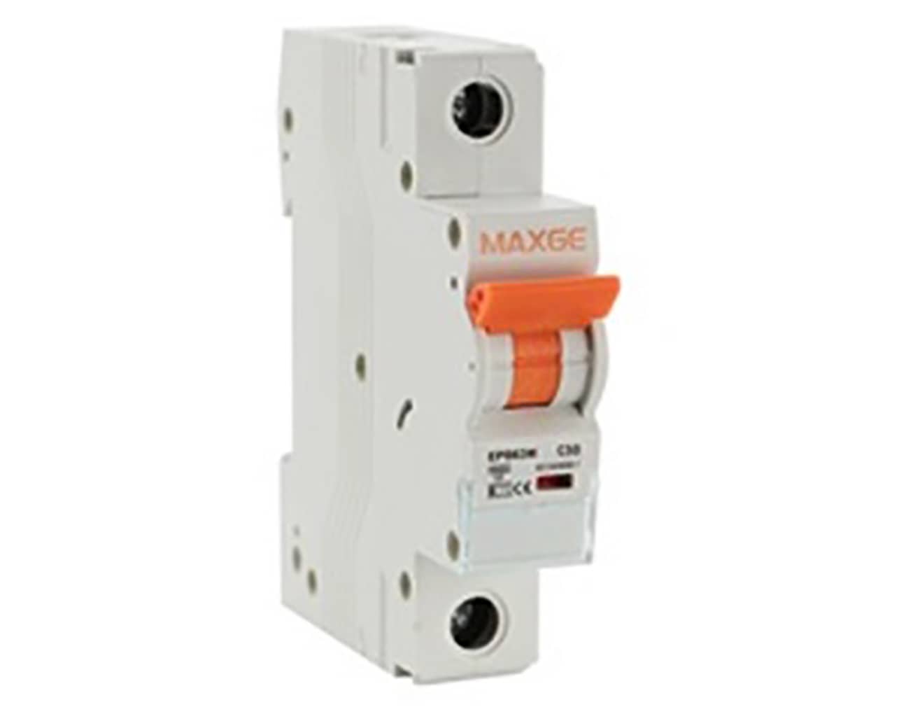 ΑΣΦΑΛΕΙΑ ΡΑΓΑΣ 1P C 50A 6kA 230/400VAC EPB-63M MAXGE