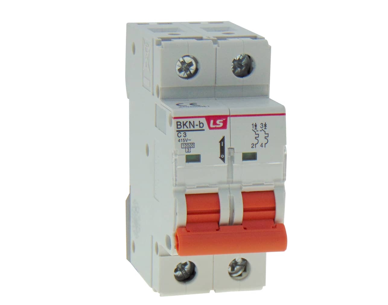 ΑΣΦΑΛΕΙΑ ΡΑΓΑΣ 2P C 3A 10kA 400VAC BKN-b LG